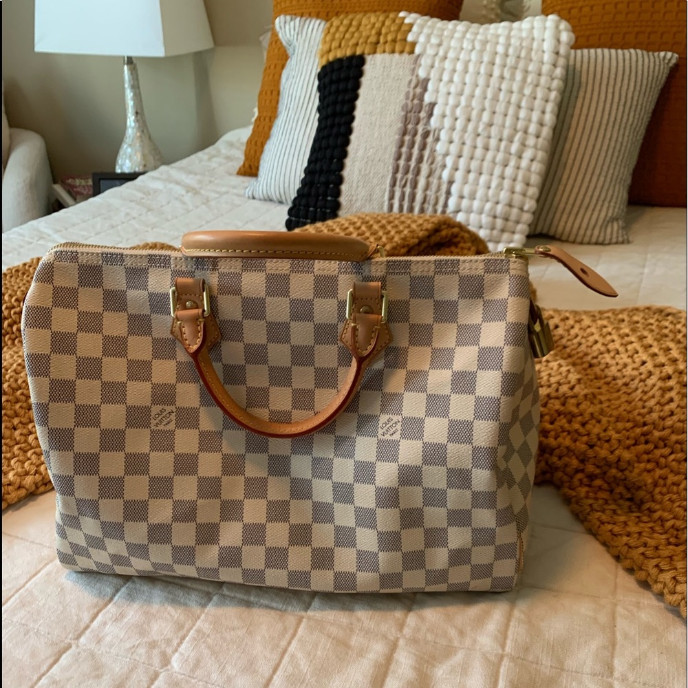Louis Vuitton Speedy 35 Damier Azur